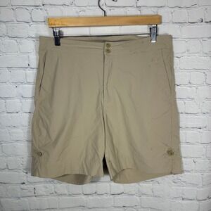Helly Hansen Mens Tan Technical Hiking Shorts‎ Khaki Outdoor Size 34-35